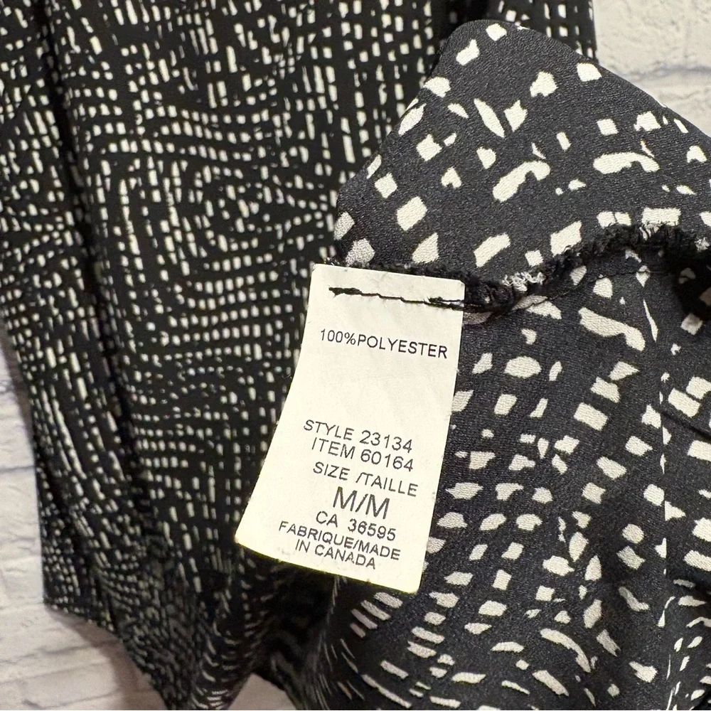 Jolie Black and White Mini Dress Medium - Picture 4 of 7
